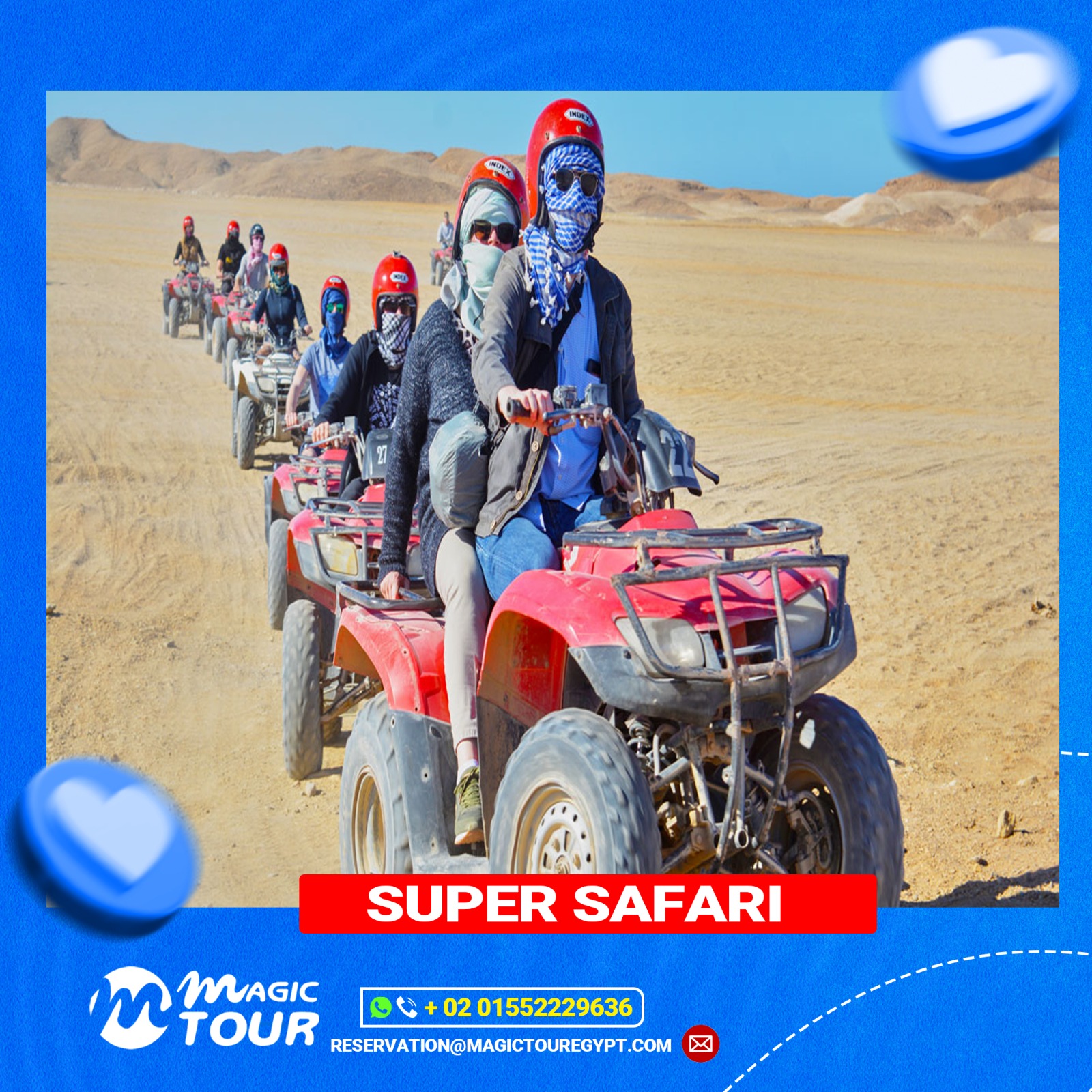 Super Safari (Quad, Jeep, Camel and Buggy Safari with BBQ Dinner)