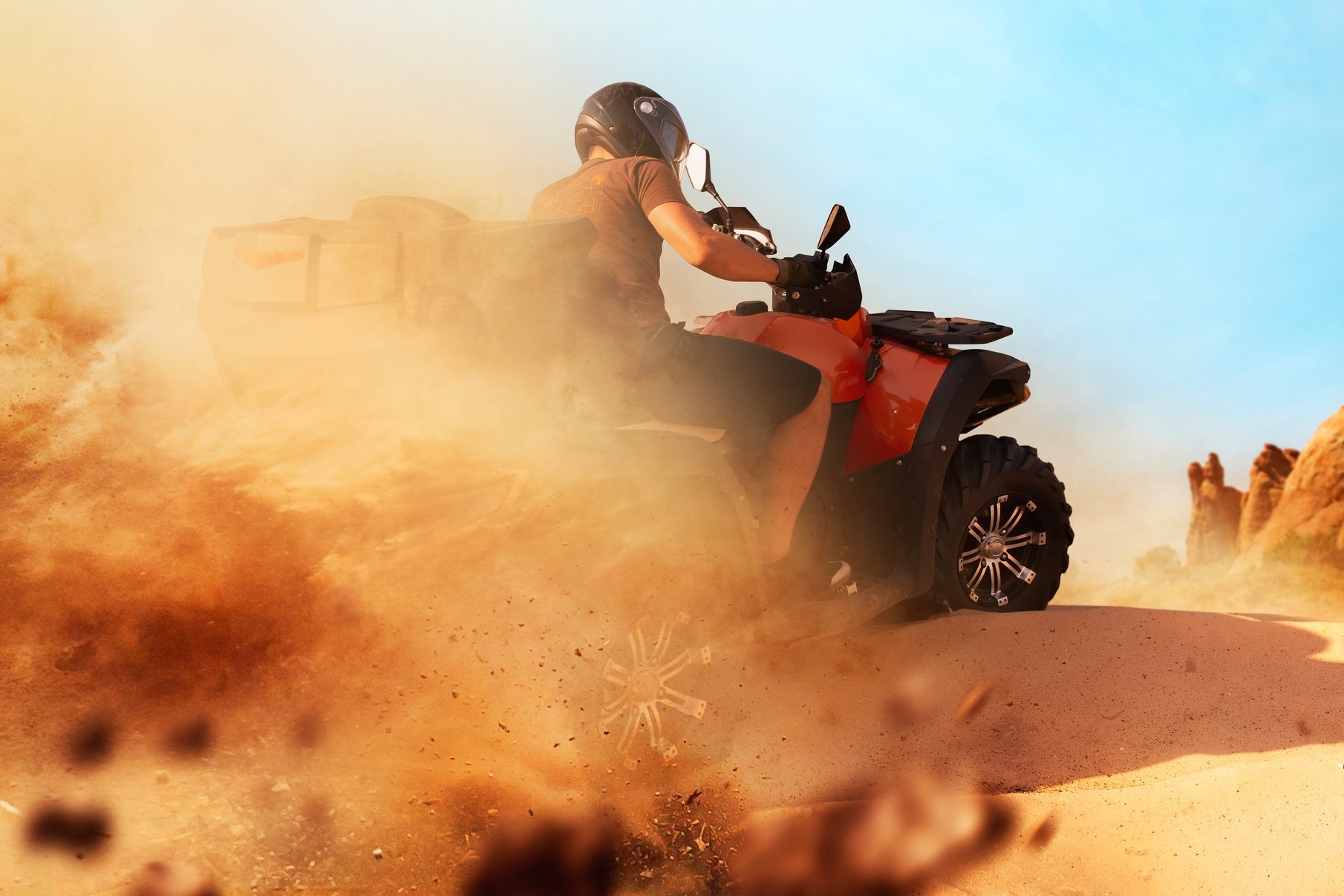 Quad 3 Hours in Hurghada with Camel Ride